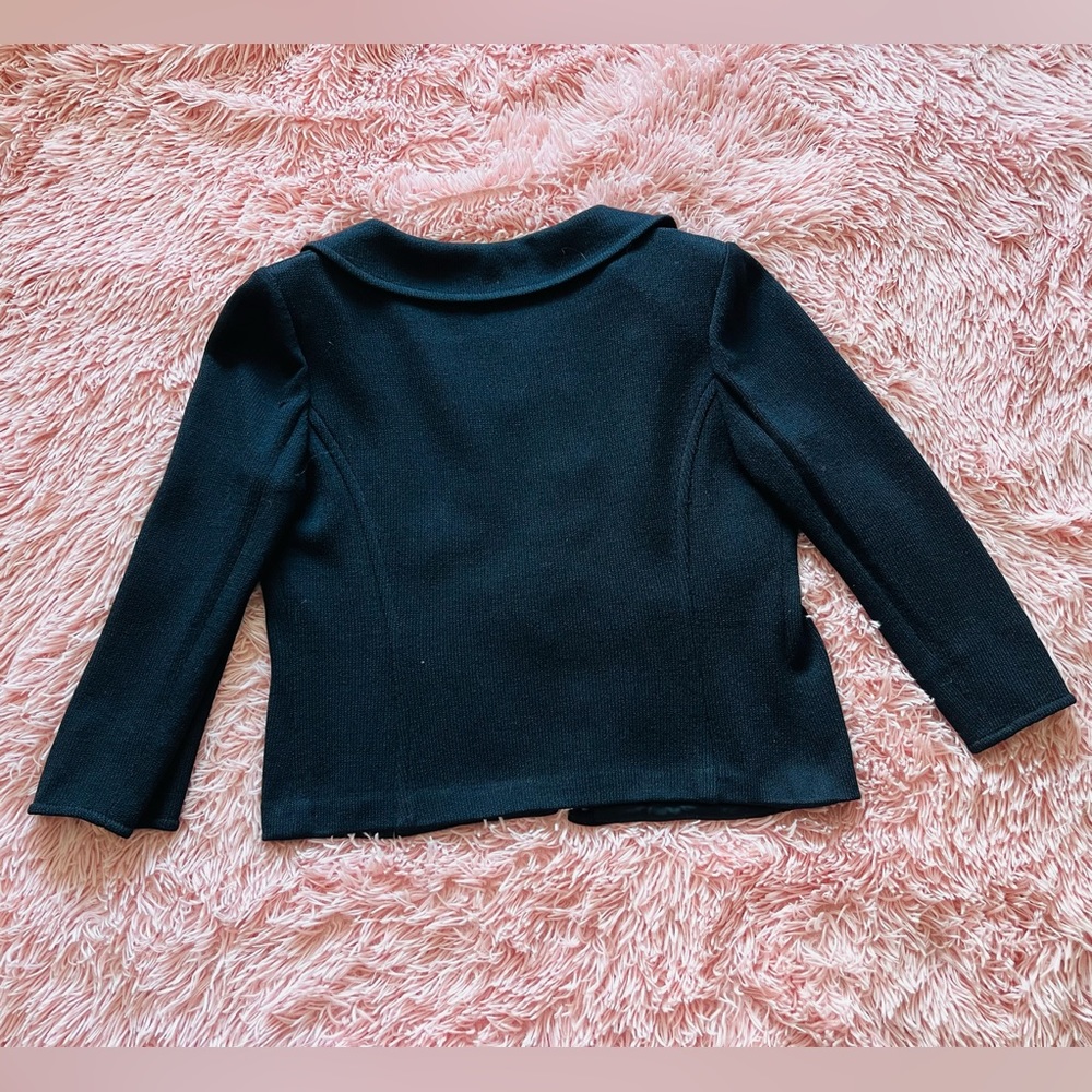 St John Collection Black Zippered Jacket - Picture 4 of 4